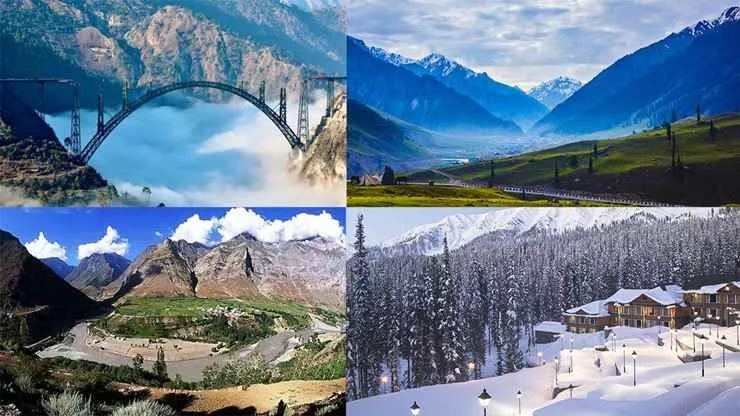 tourist places of kashmir in hindi